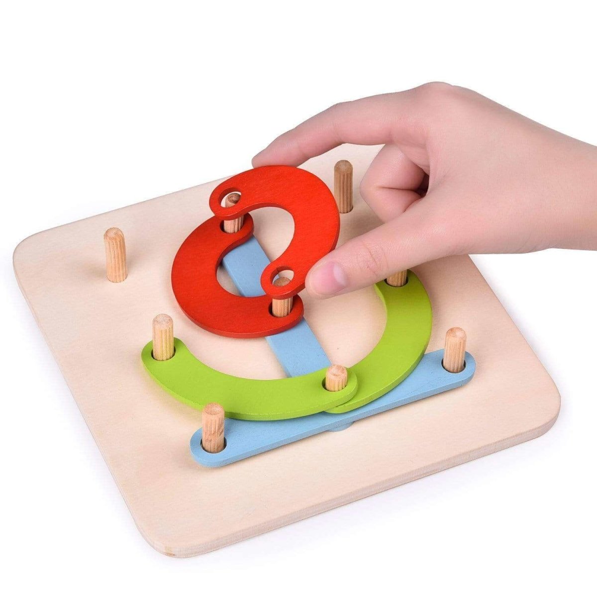 Early Learner Wooden Construction Puzzle - PopFun