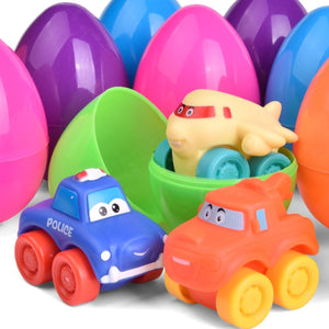 Easter Egg Cartoon Cars 18pcs