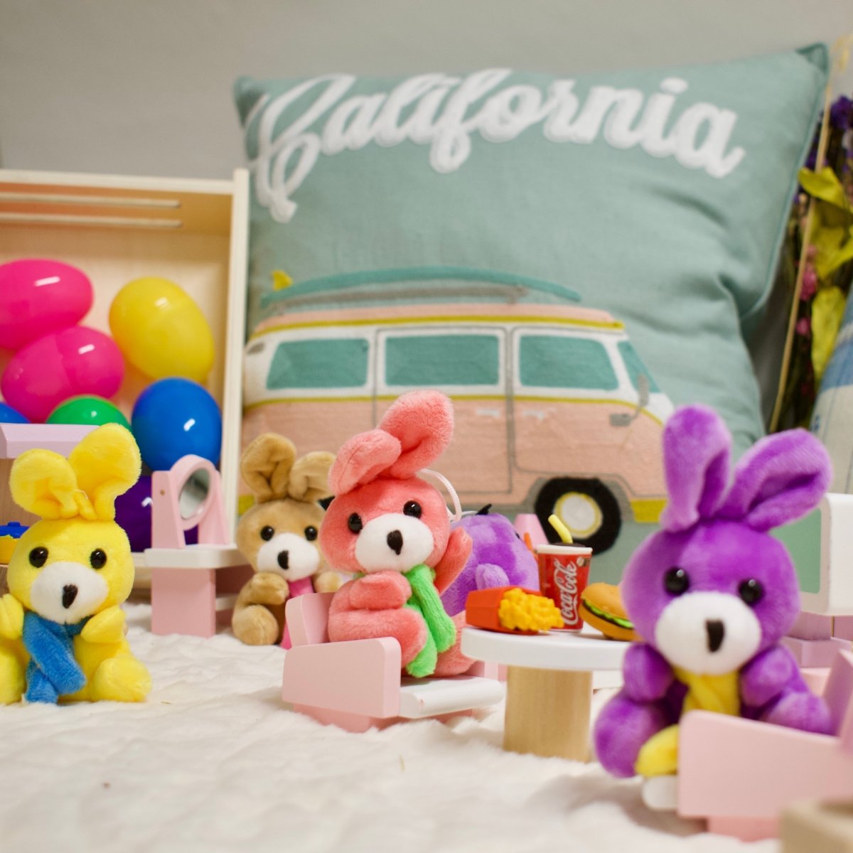 Easter Egg Prefilled With Bunny and Chick Plushies - PopFun