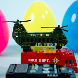Bulk Easter Eggs Prefilled with Assorted Toy Cars 18pcs