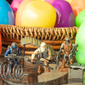 Easter Eggs Prefilled with Army Men Action Figures 18 Pcs - PopFun