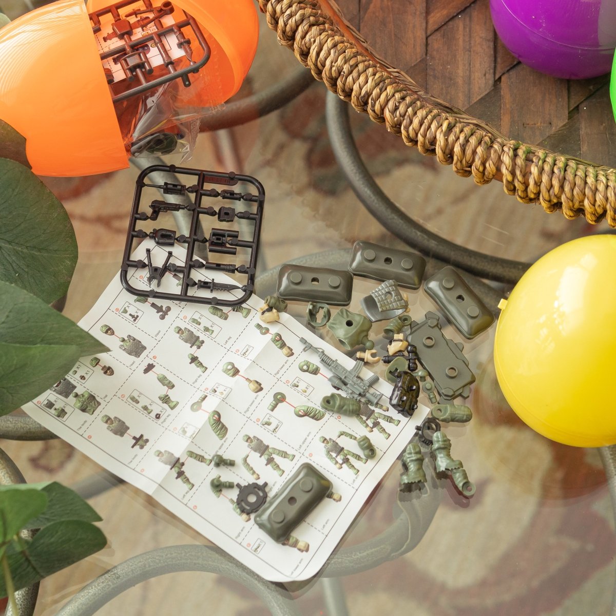 Easter Eggs Prefilled with Army Men Action Figures 18 Pcs - PopFun