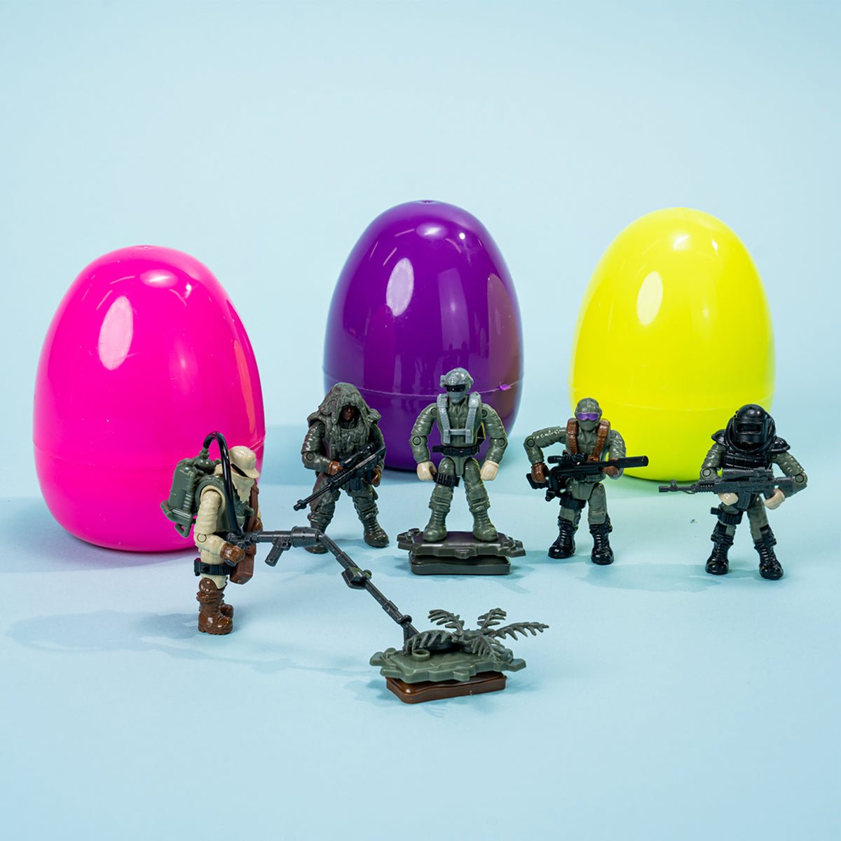 Easter Eggs Prefilled with Army Men Action Figures 18 Pcs - PopFun