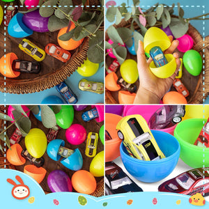 Easter Eggs Prefilled with Car Toys 12 Pcs - PopFun
