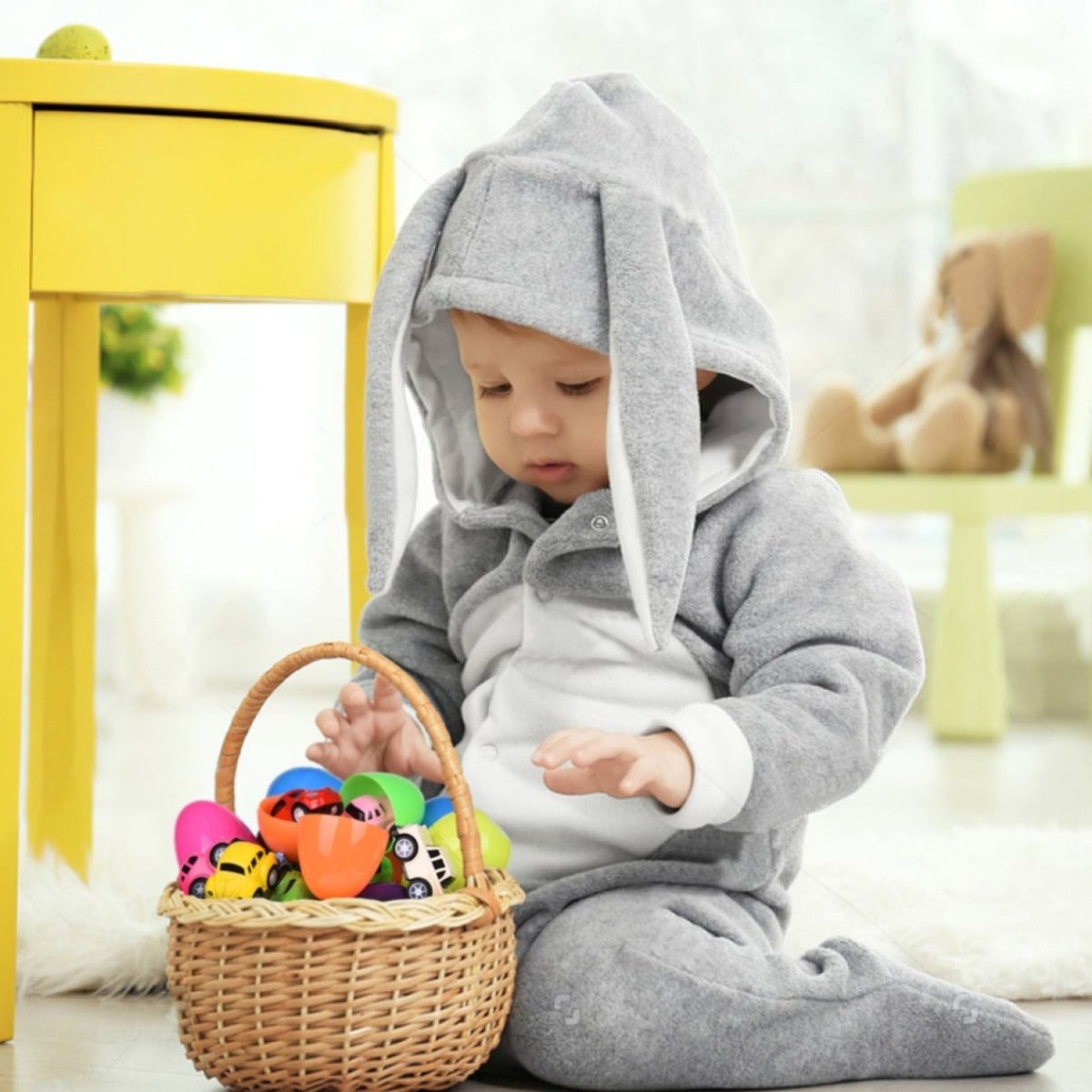 Easter Eggs Prefilled with Pull Back Car Toys 12 Pcs - PopFun