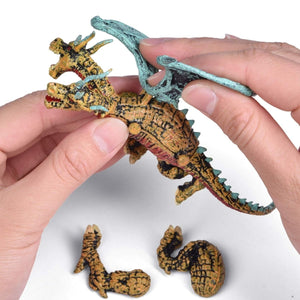 Prefilled Easter Eggs with Dragon Toys 12pcs