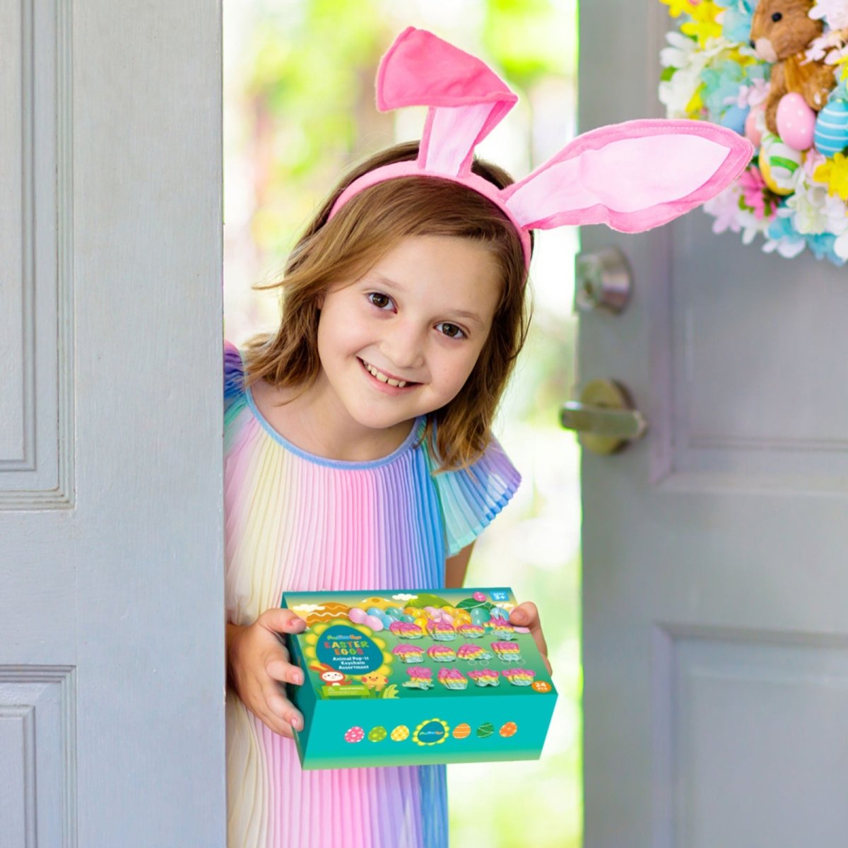 Easter Eggs with Popper Fidget Toys 24 Pcs - PopFun