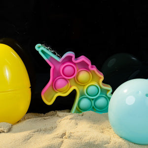 Prefilled Easter Eggs with Popper Fidget Toys 24pcs