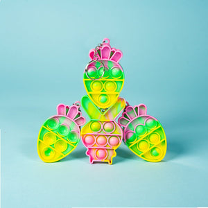 Easter Themed Keychain Popper Fidgets 12pcs