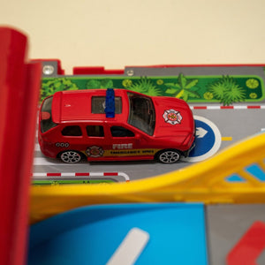 Electric Fire Truck with Carrier - PopFun