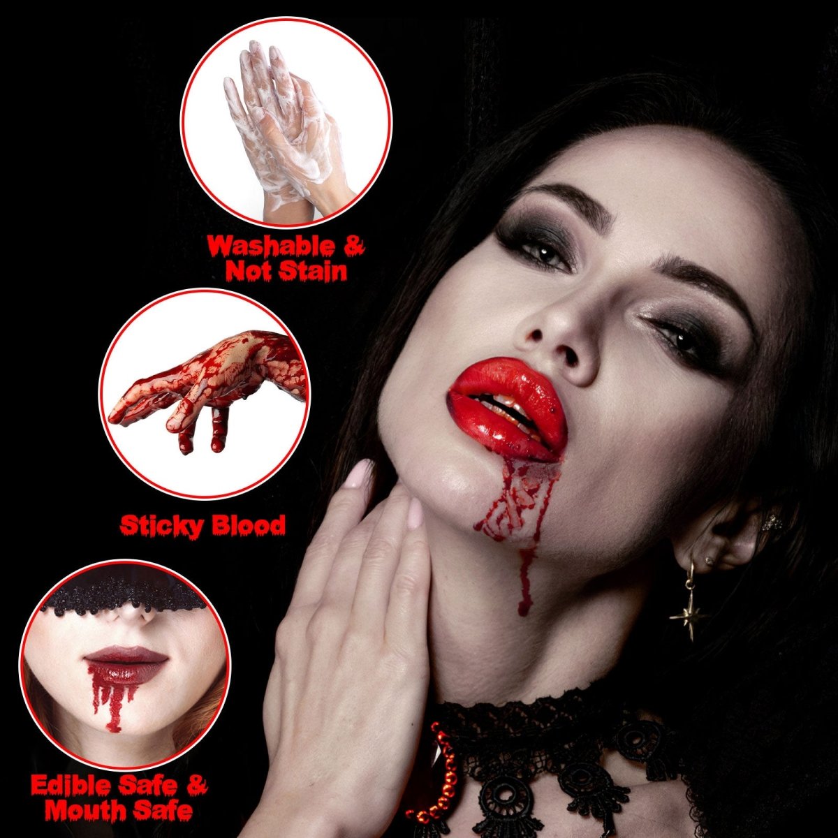 Fake Blood Solution 2 Bottles - PopFun