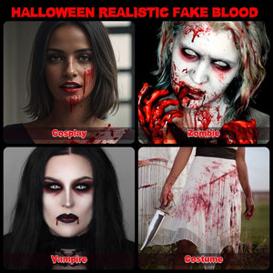Fake Blood Solution 2 Bottles - PopFun