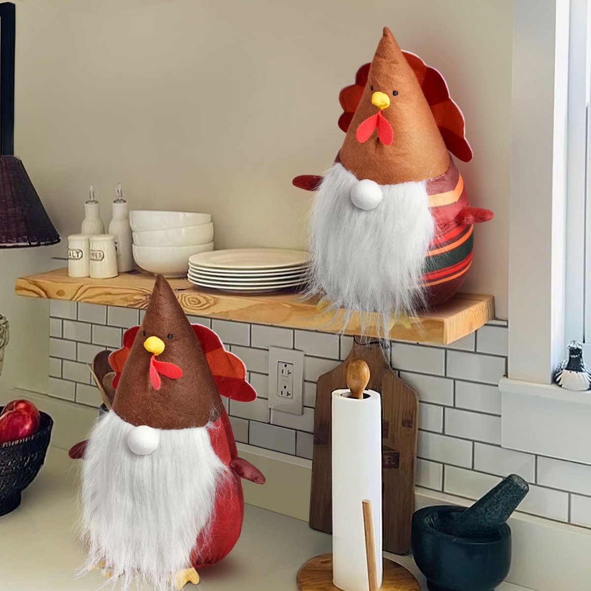 Fall Gnomes Thanksgiving Decorations 2 pcs - PopFun