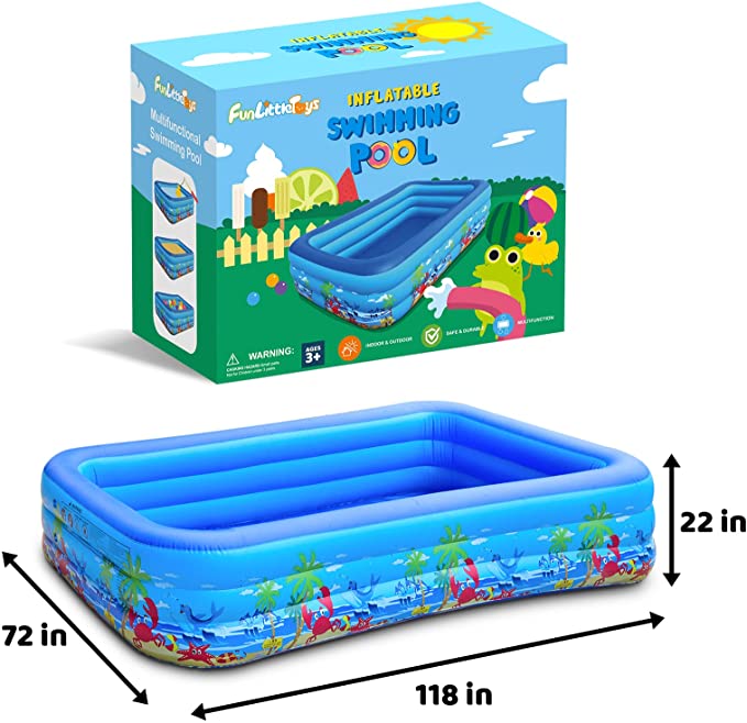 Family Inflatable Pool - PopFun