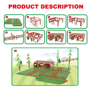 Farm Toys Set 102pcs