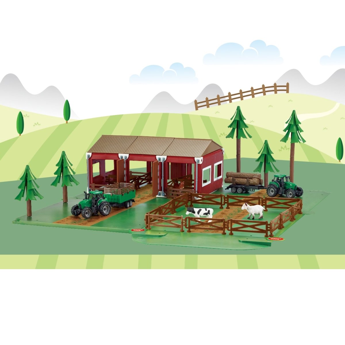 Farm Toys Set 102 PCs - PopFun