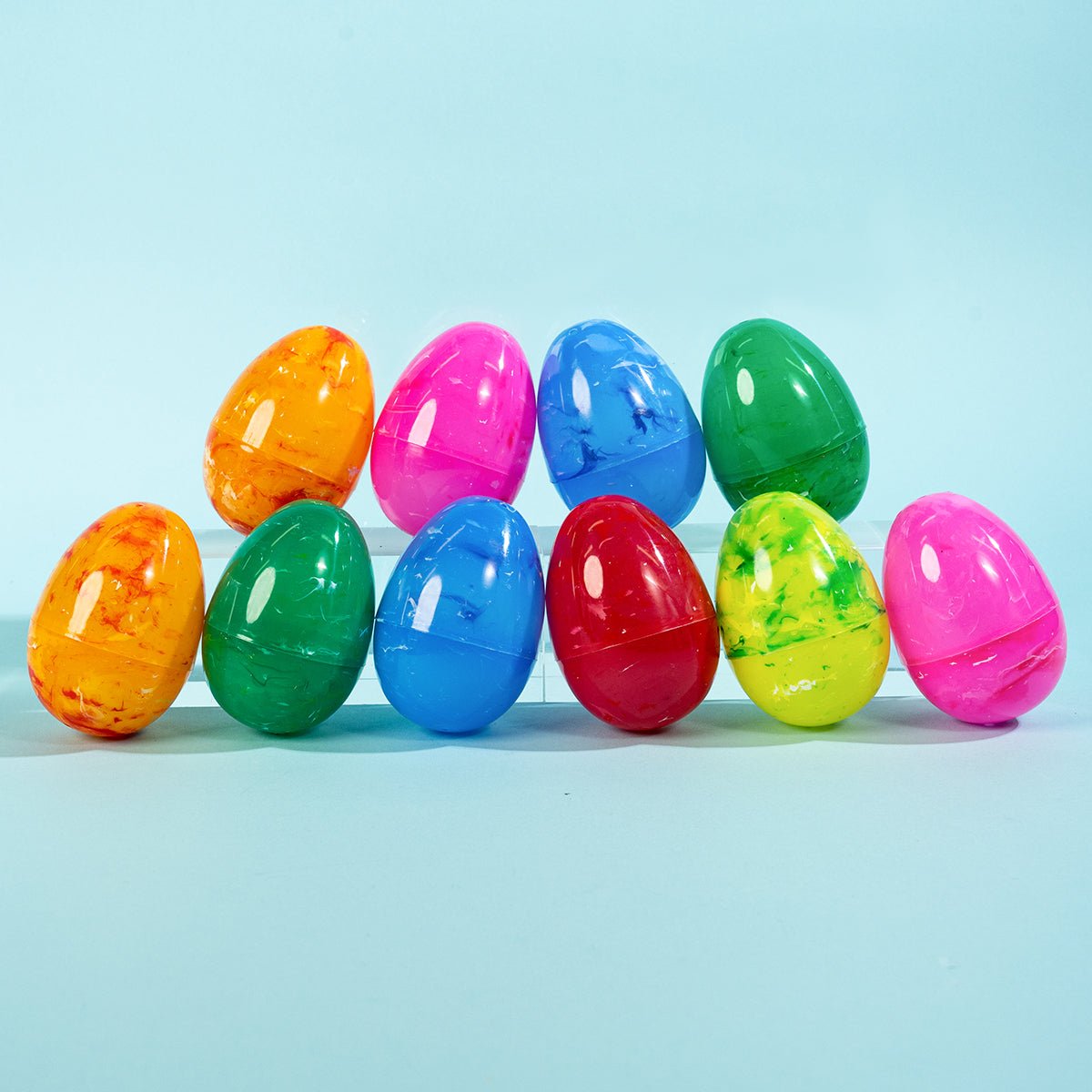 Fillable Galaxy Easter Eggs Bulk 30 Pcs - PopFun