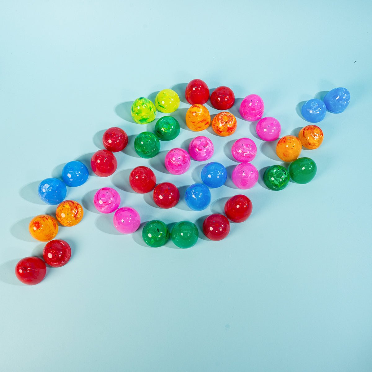 Fillable Galaxy Easter Eggs Bulk 30 Pcs - PopFun