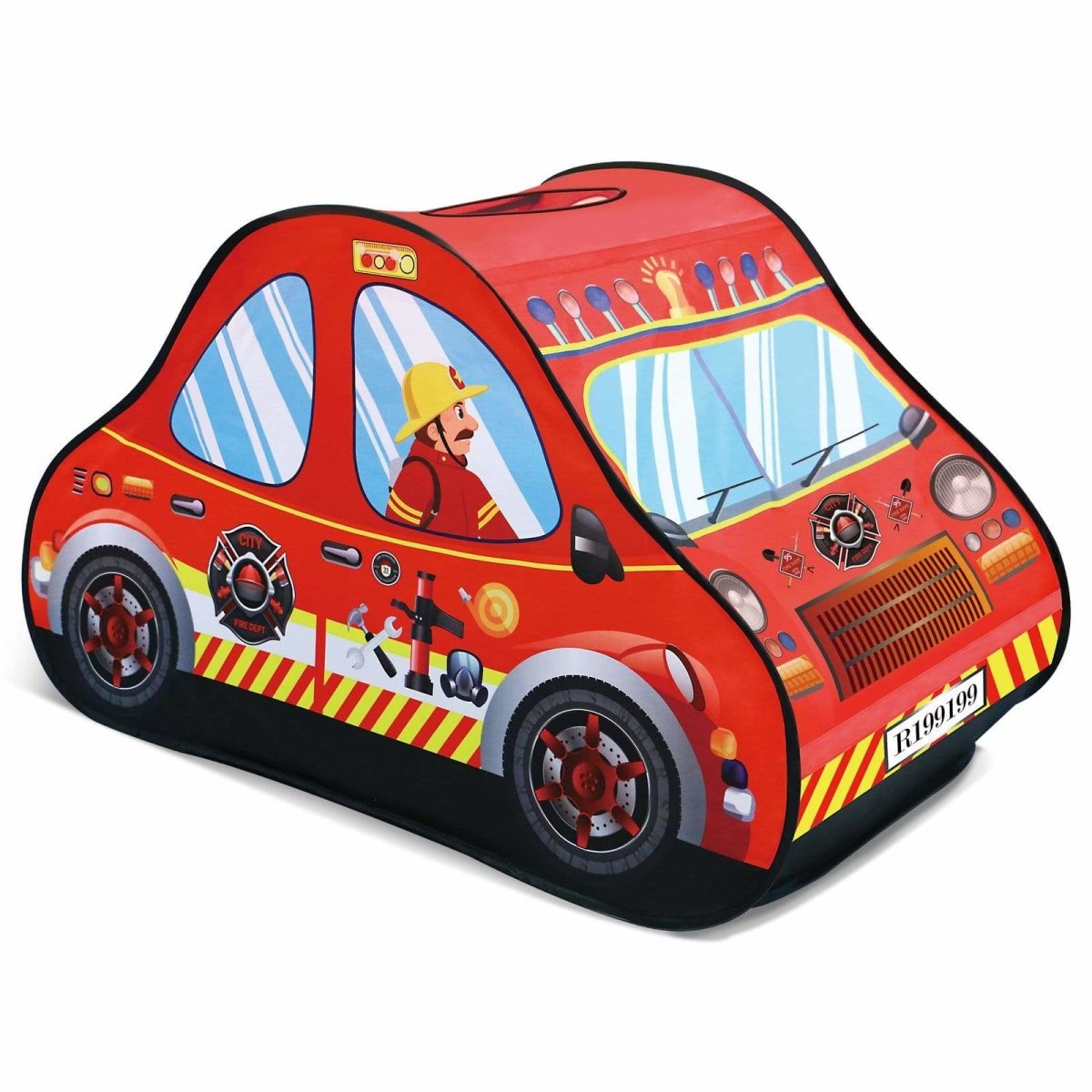 Fire Truck Pop Up Play Tent l PopFun