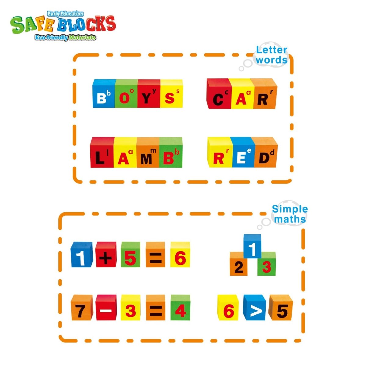 Foam Building Blocks for Kids 108 pcs - PopFun