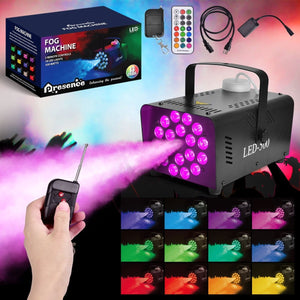 Fog Machine with 13 LED Color Lights - PopFun