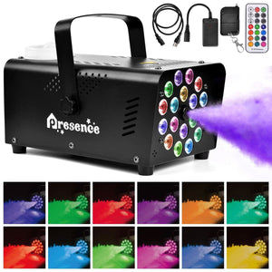 Fog Machine with 13 LED Color Lights - PopFun