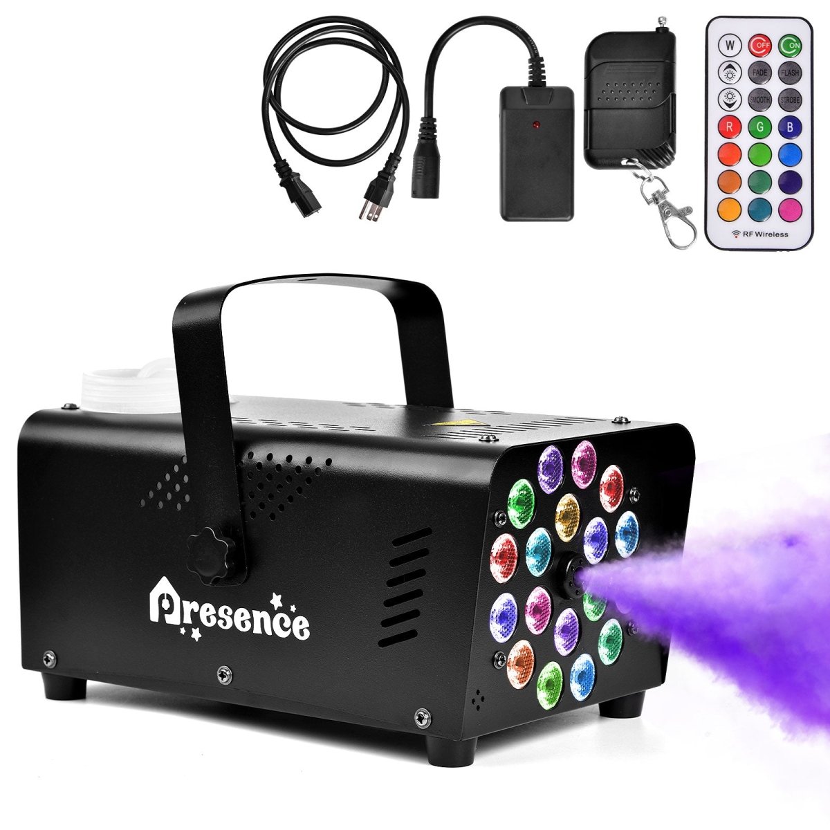 Fog Machine with 13 LED Color Lights - PopFun