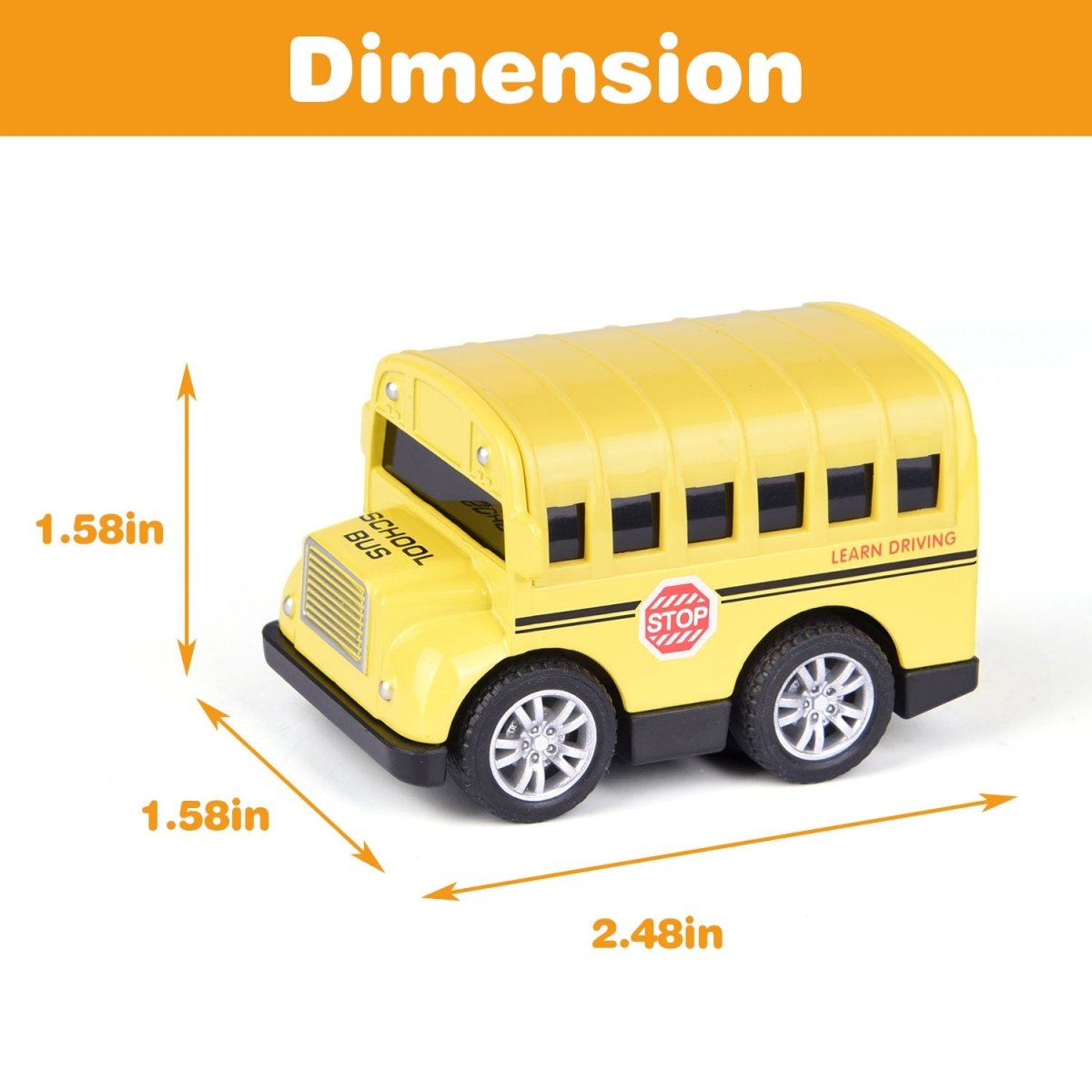 Friction Toy Cars for Toddlers - PopFun