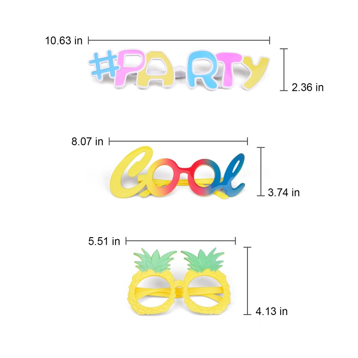 Funky Glasses Frames-Bash Bonanza - PopFun