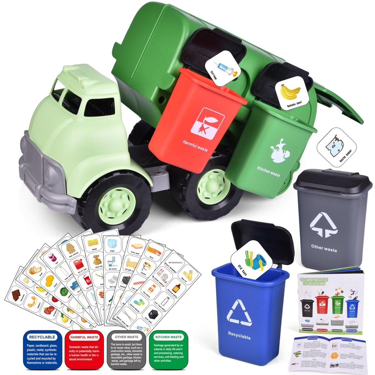 Garbage Truck Playset - PopFun
