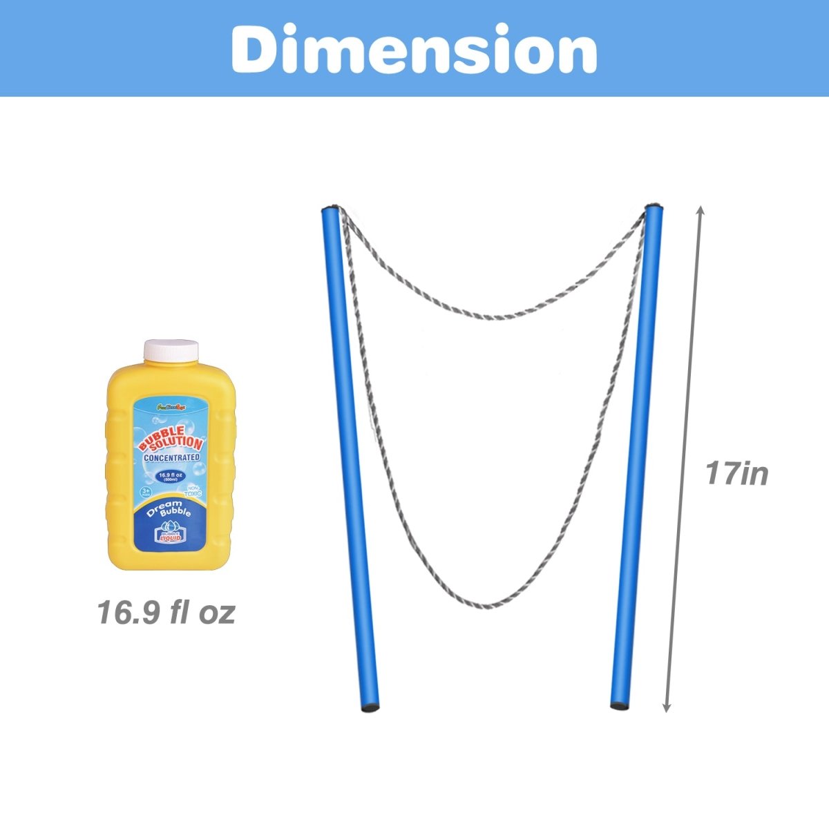 Giant Bubble Wands Kit - PopFun