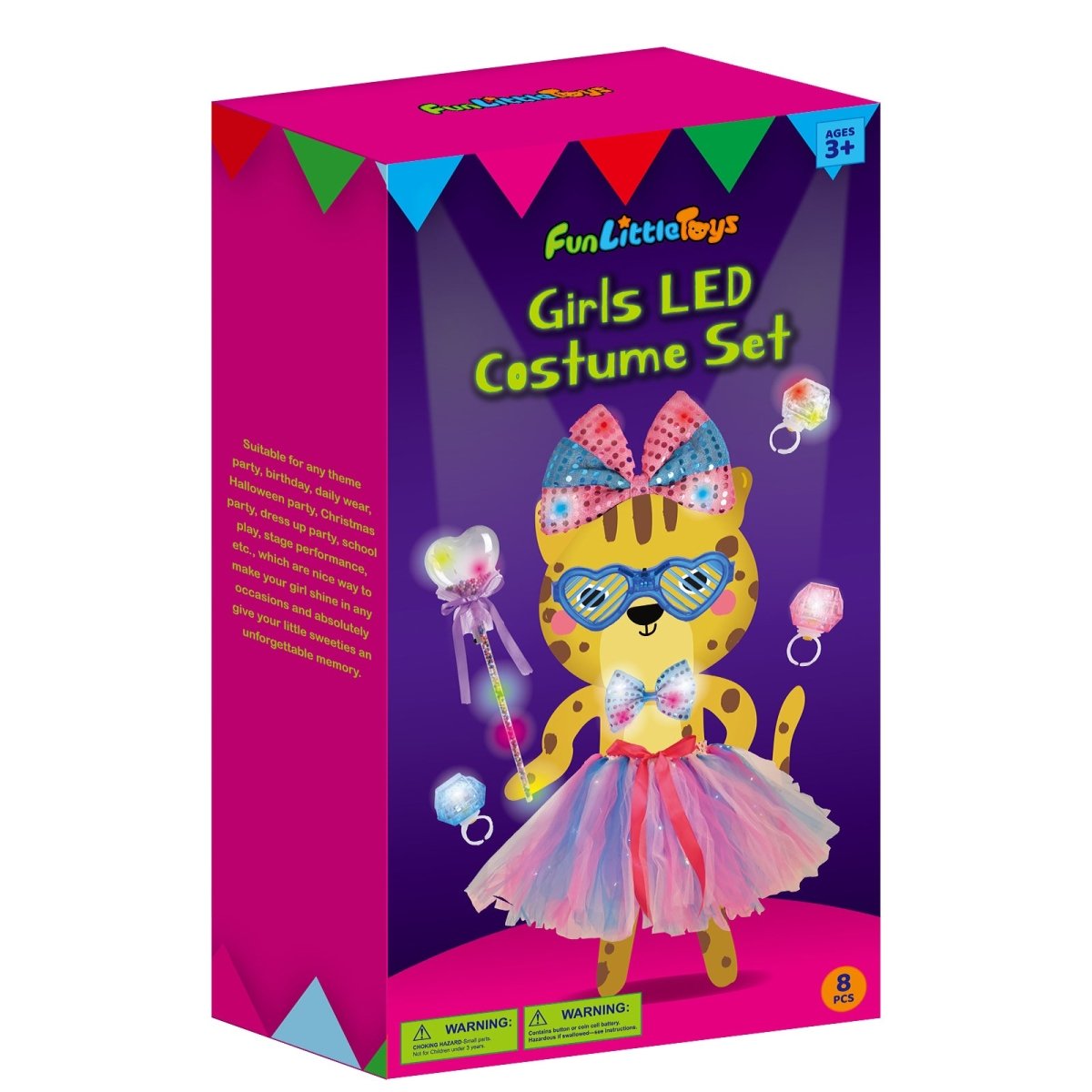 Girls LED Fairy Costume Set - PopFun