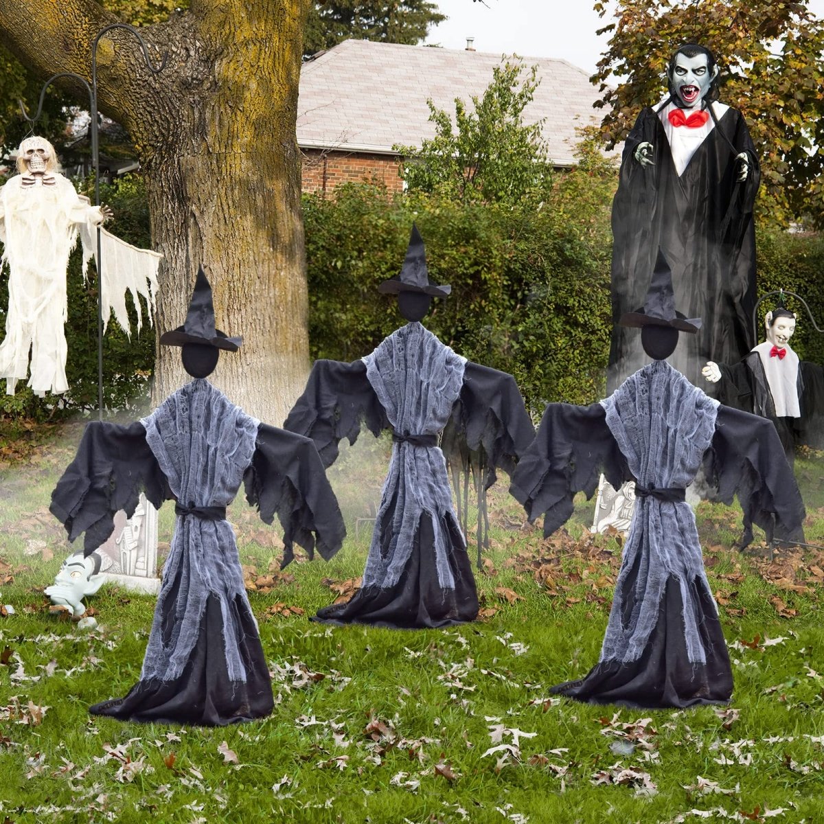 Glowing Halloween Witch Decor 3 pcs - Wholesale - PopFun