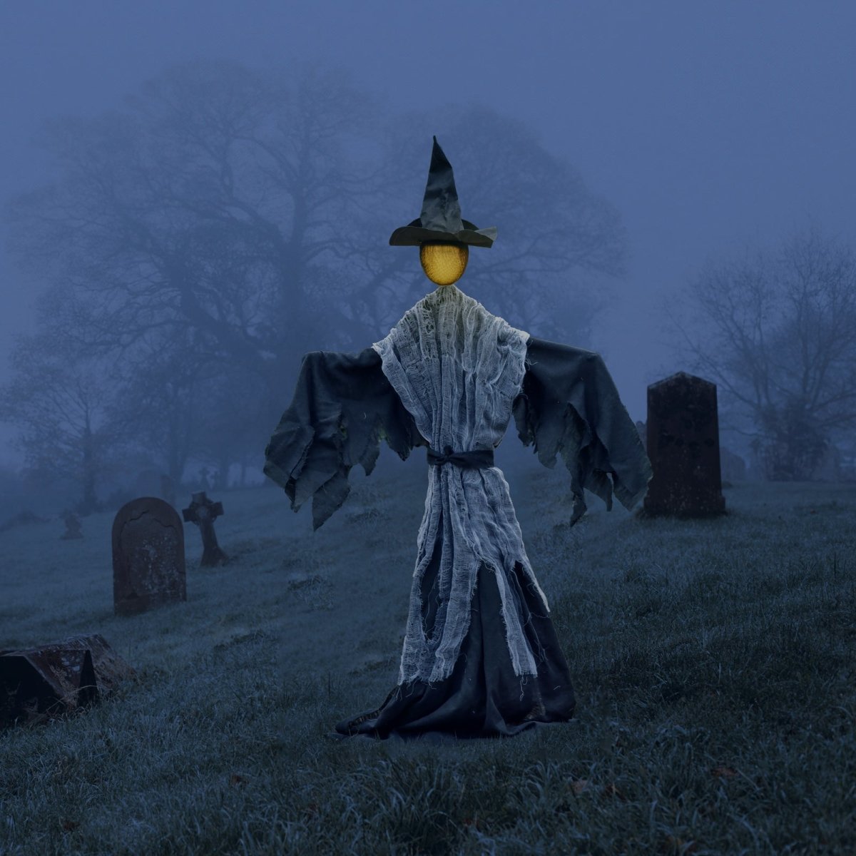 Glowing Halloween Witch Decor 3pcs - PopFun