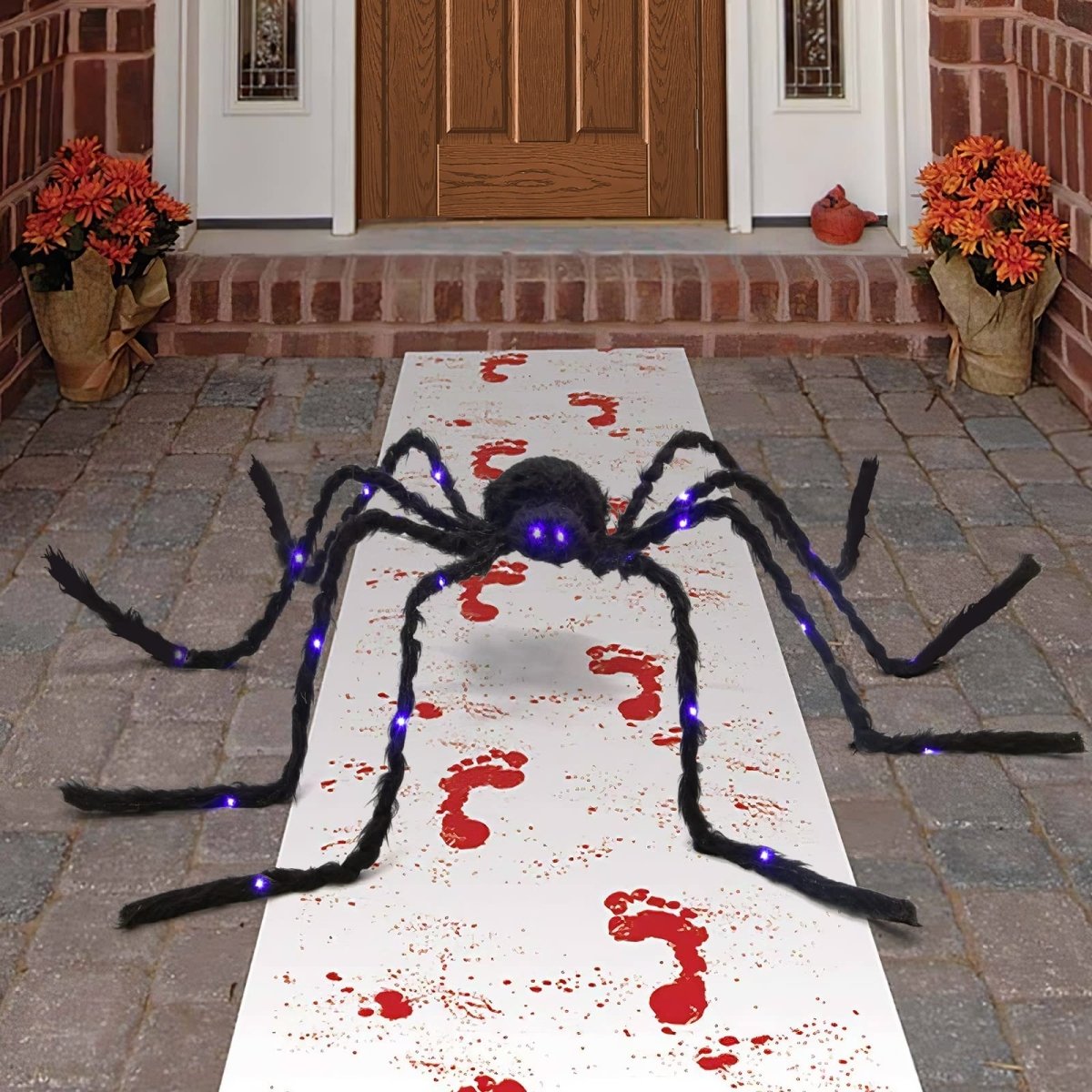 Halloween Decor Bendable LED Spider - Wholesale - PopFun