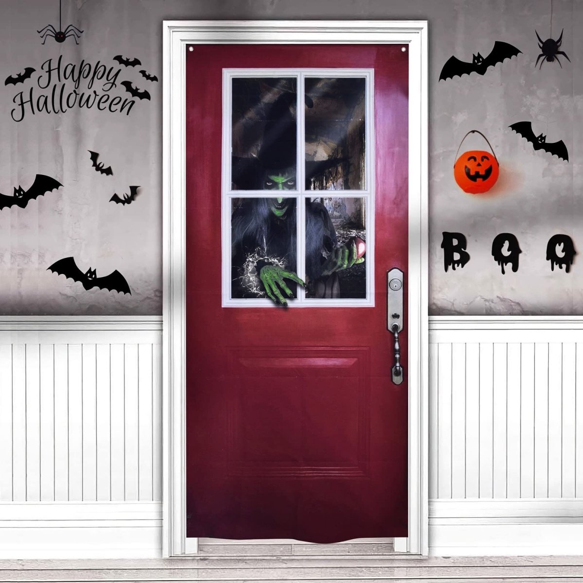 Halloween Decoration Witch Door Cover - Wholesale - PopFun
