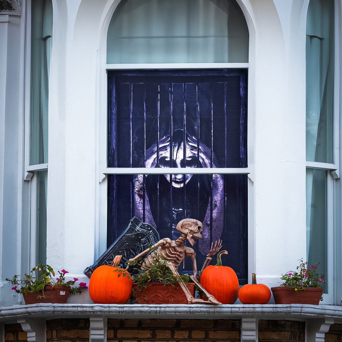 Halloween Female Ghost in Prison Curtain - PopFun