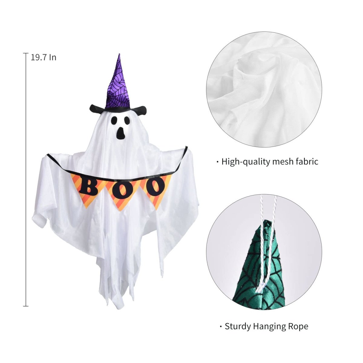Halloween Ghost Decorations 3 pcs- Wholesale - PopFun