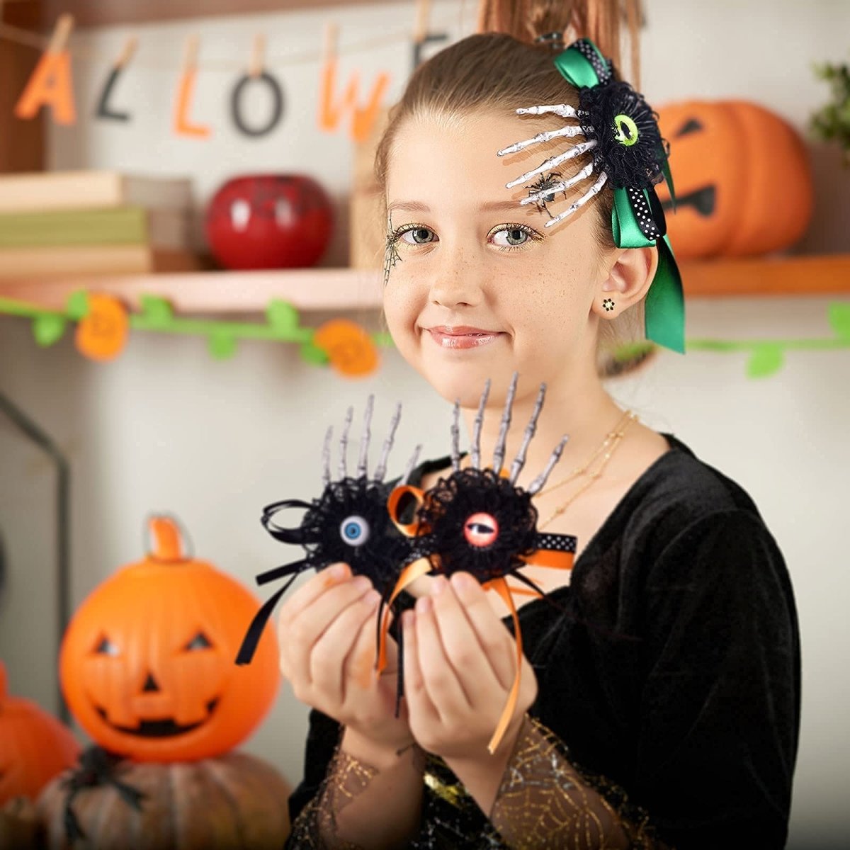 Halloween Hair Clips 6 Pcs - PopFun