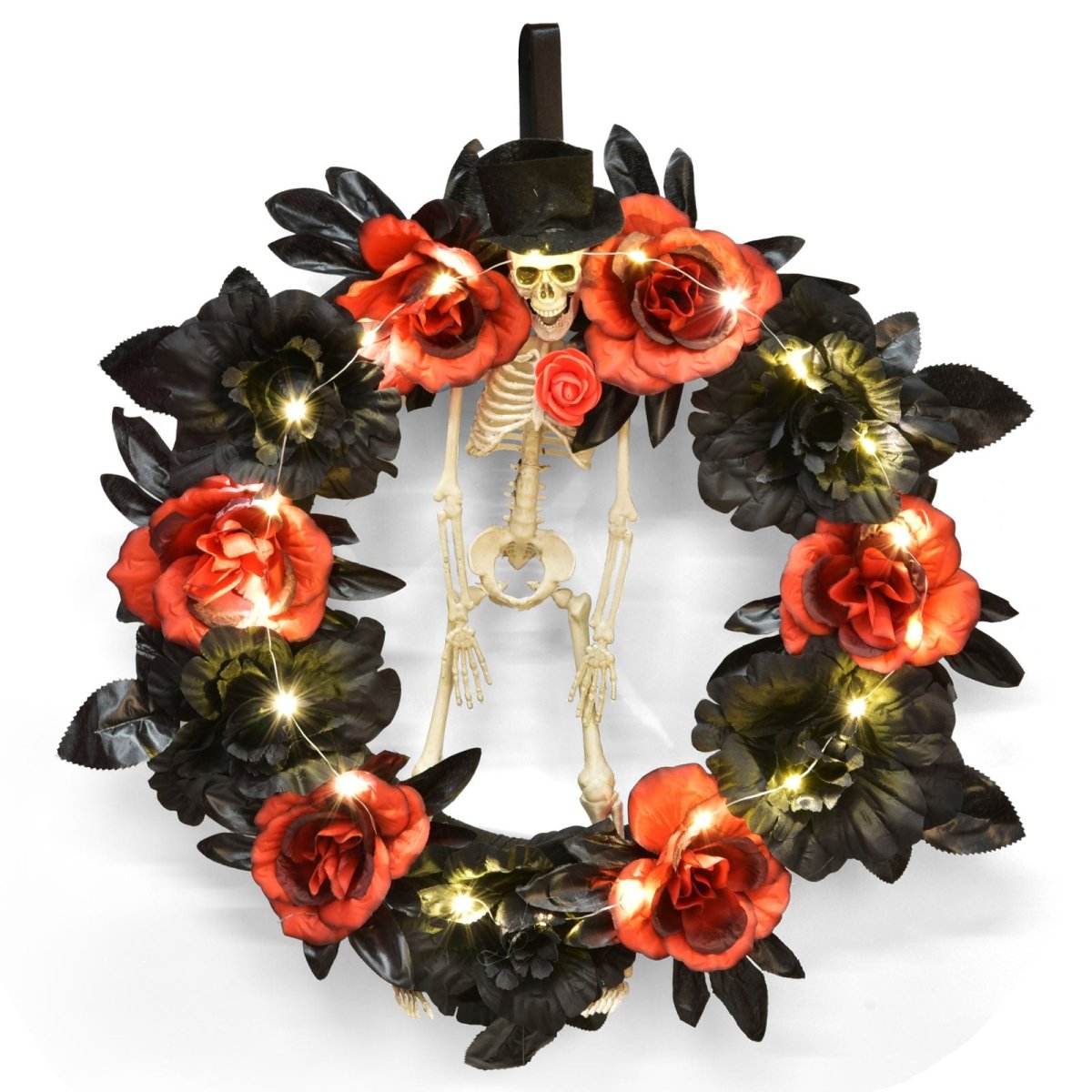 Halloween Skeleton Wreath - PopFun