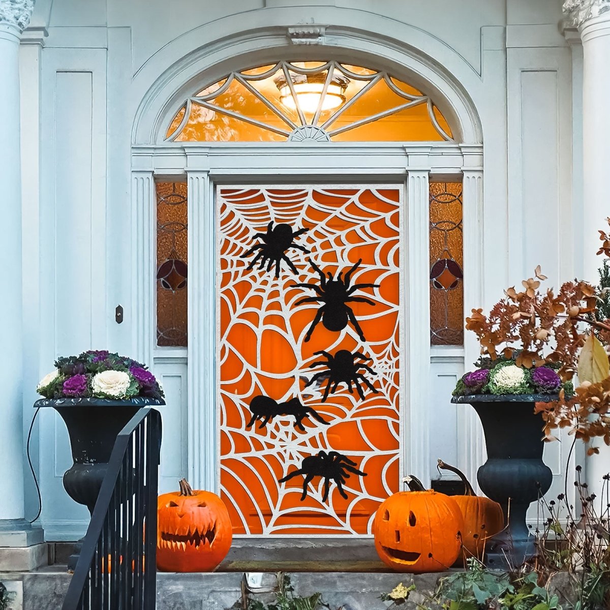 Halloween Spiderweb Door Cover - PopFun