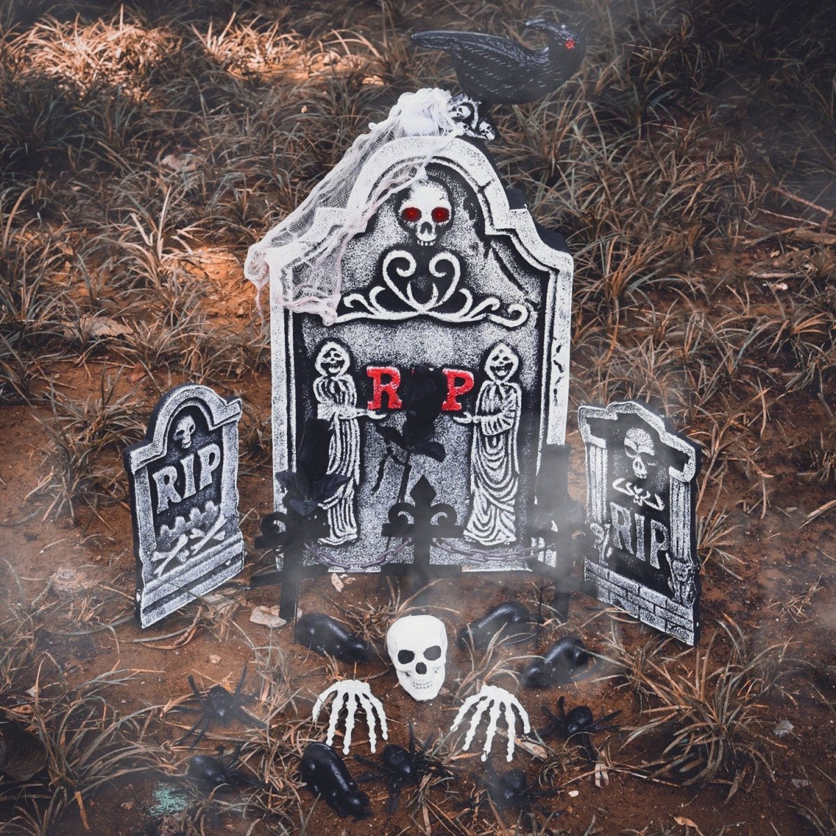 Halloween Tombstone Set-Wholesale - PopFun