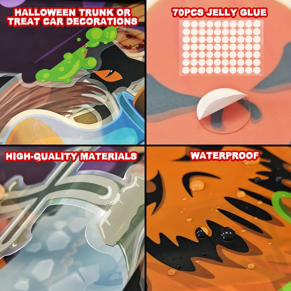 Halloween Trunk or Treat Car Decorations Kit - PopFun