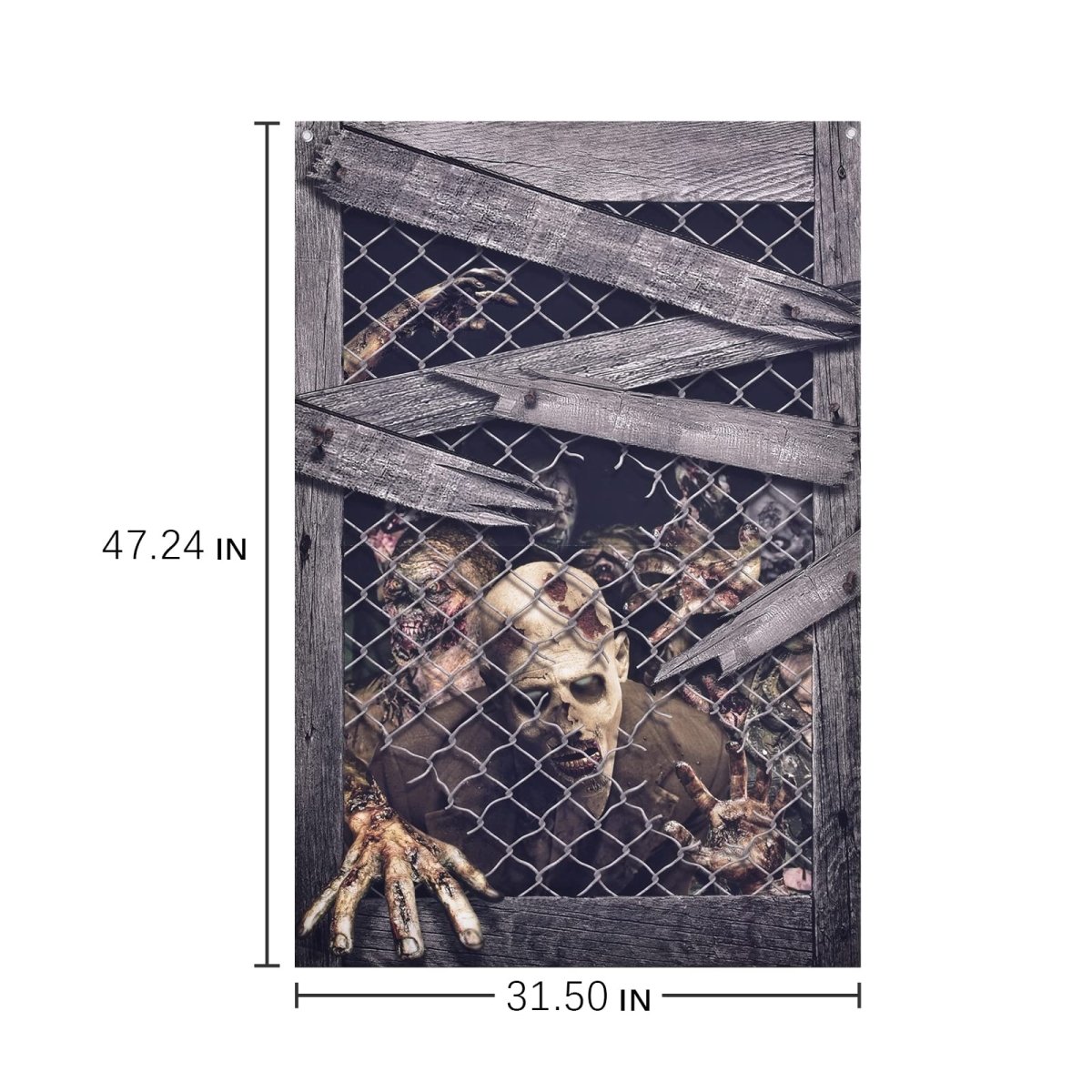 Indoor Halloween Decor Zombie Curtain - Wholesale - PopFun