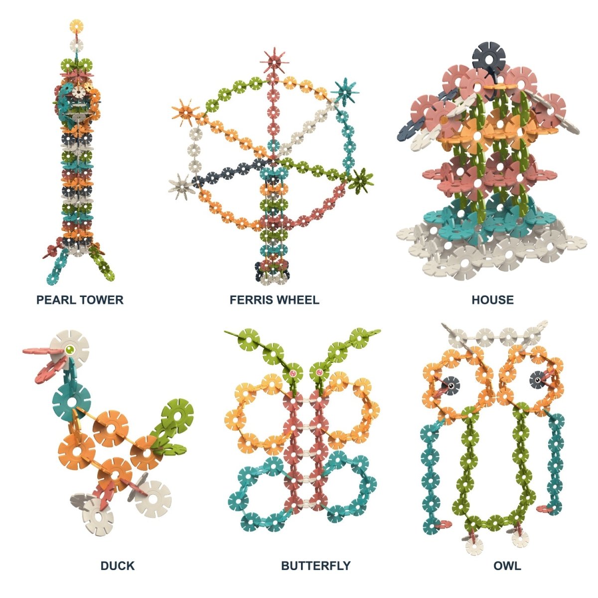 Interlocking Snowflake Toy Set - PopFun