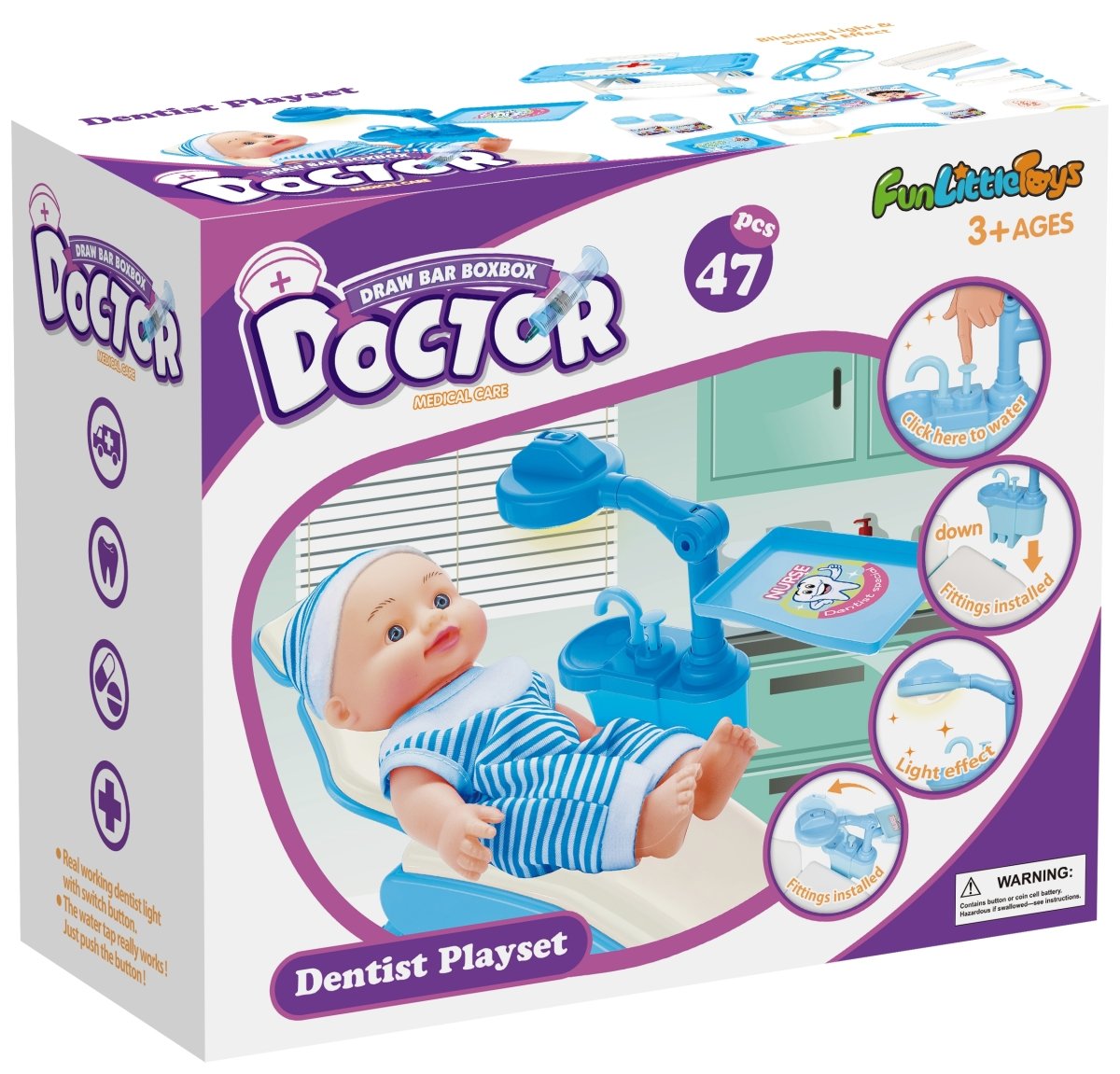 Kid's Doctor Pretend Play Set - PopFun