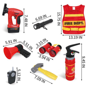 Kids Firefighter Costume Toy Set - PopFun