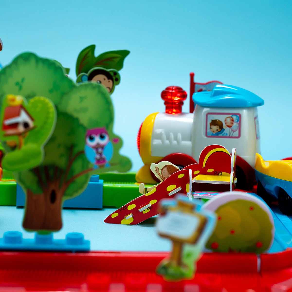 Kids Train Sets with Flexible Railway Build Sets - PopFun