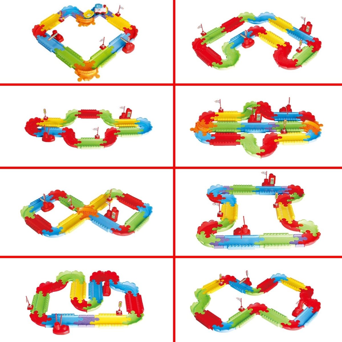 Kids Train Sets with Flexible Railway Build Sets - PopFun