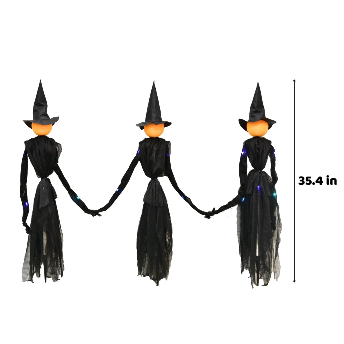 LED Hand Holding Halloween Witch Decor (3pcs) - PopFun